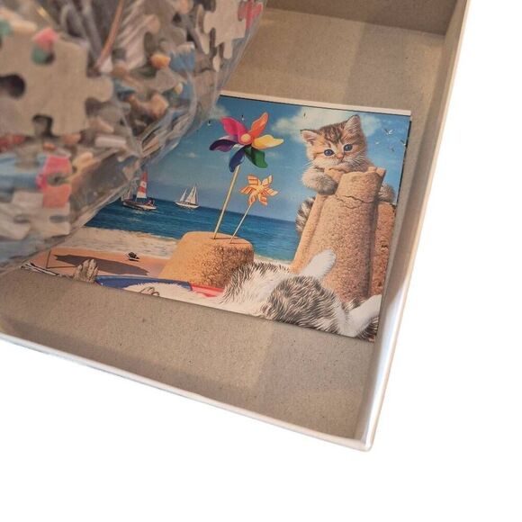 Buffalo Games Cats Beach Comber 750 pc Jigsaw Puzzle - Picture 6 of 8